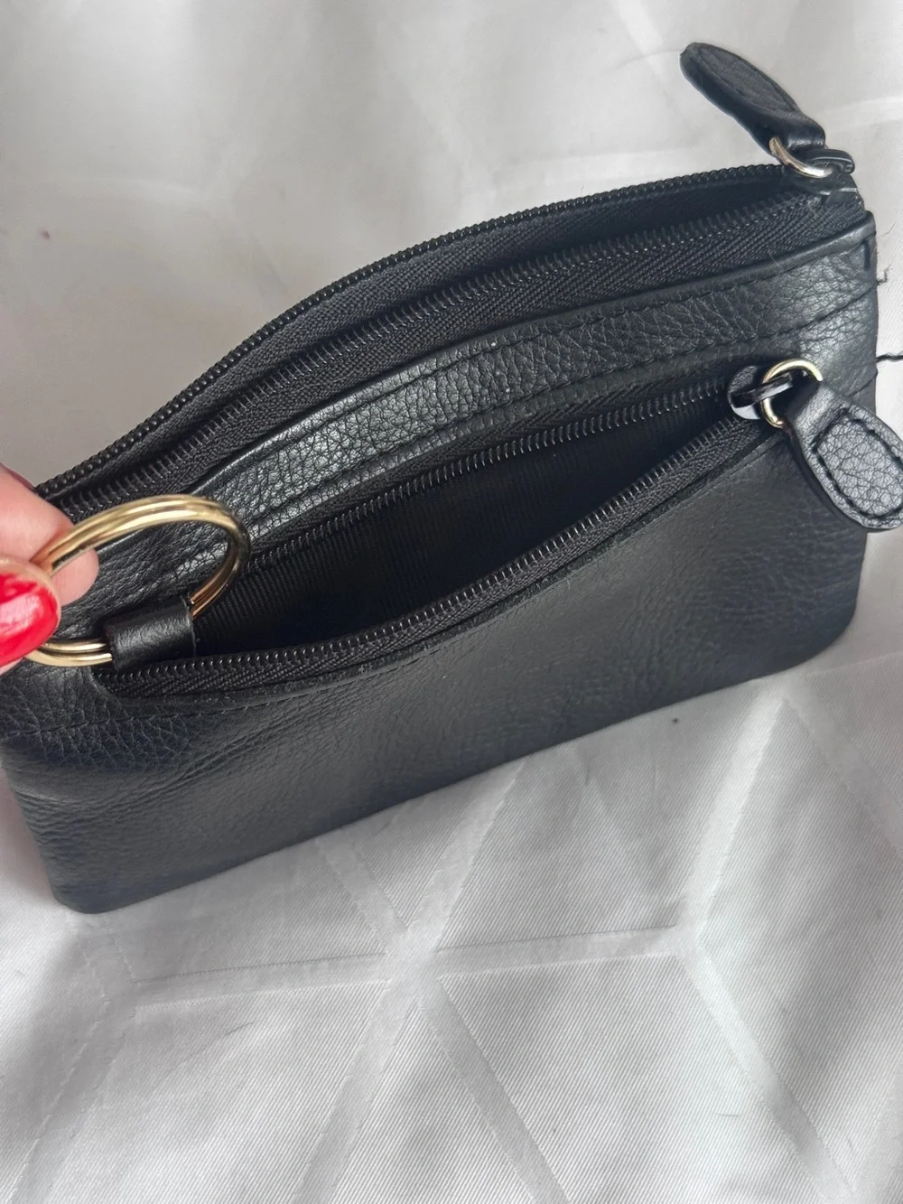 Genuine Soft Leather Credit Card, $ Coin Purse